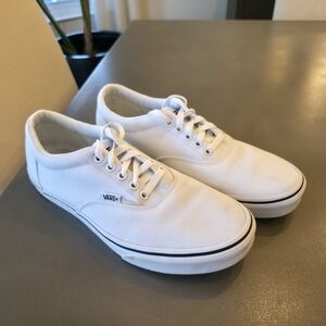 Vans Men’s Authentic Low-Top Sneakers — White